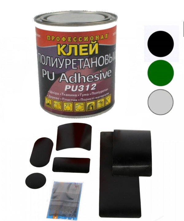 Klijai Professional PU312 skardinėje 600 g + pasirinktos spalvos lopas